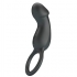 Anillo Vibrador Con Estimulador Negro - Pretty Love