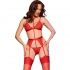 Chilirose - Cr 4713 Set Cuatro Piezas Rojo L