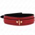 Collar Ajustable Rojo Vino Detalles Dorados - KINK