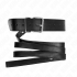 Kink - Collar Con Correa de 116 Cm Fino Negro Ajustable