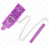 Kink - Collar Con Correa 65 Cm Con Restricciones Morado Ajustable 36-42 Cm