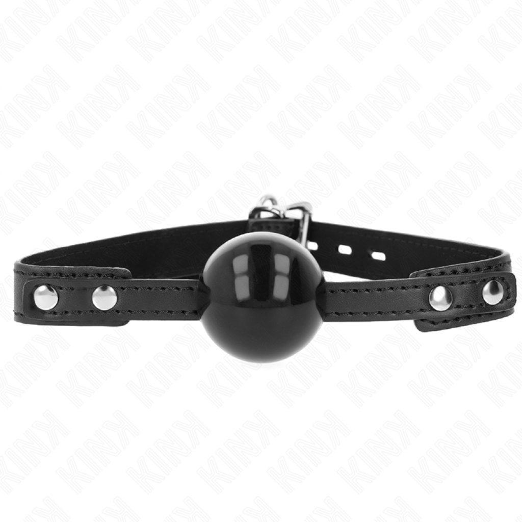 Mordaza de Bola Suave Kink - Modelo 3 (4 cm, 60 x 2 cm, Ajustable 37-52)