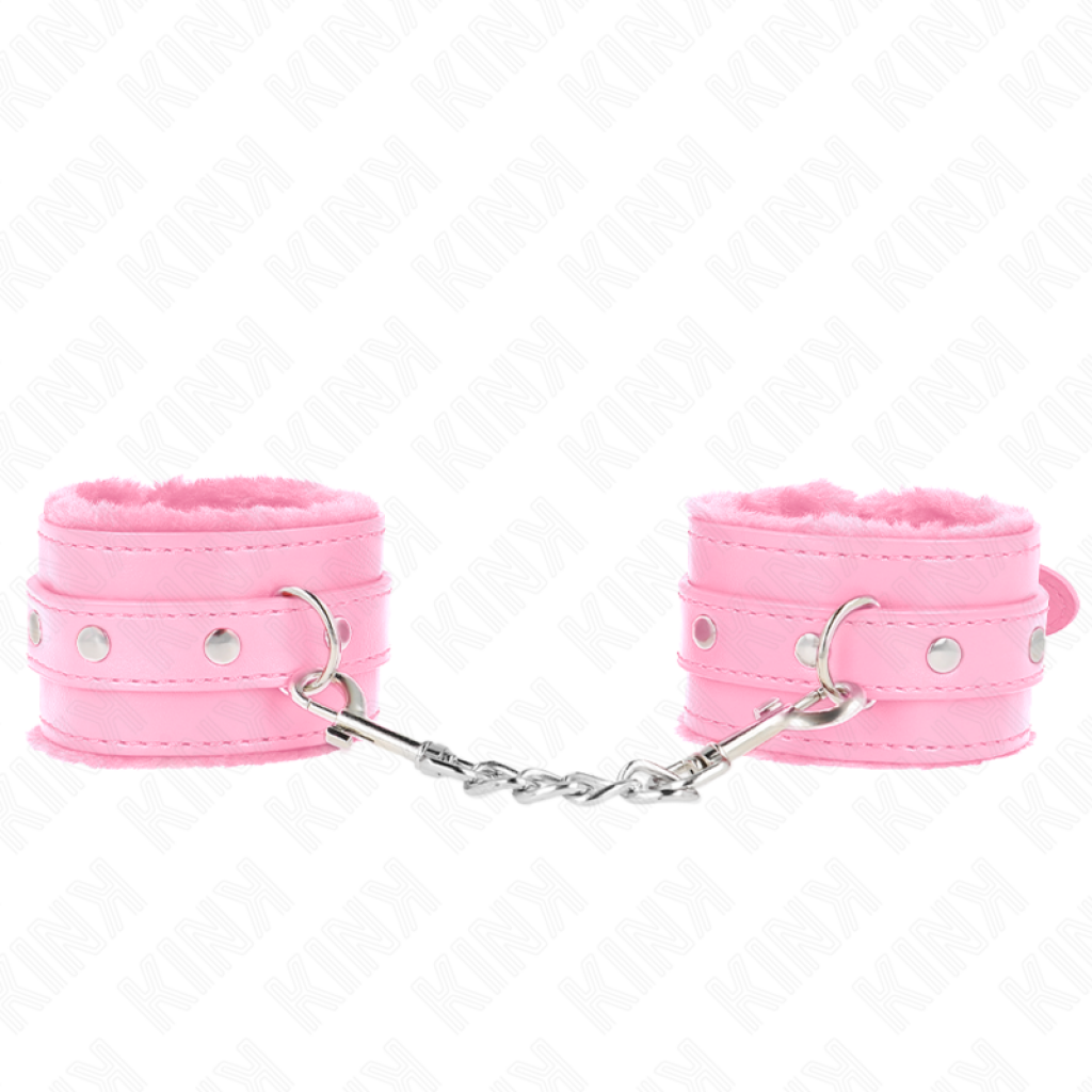 Muñequeras Forradas Premium Kink - Rosa con Correa Ajustable (17-29 cm)