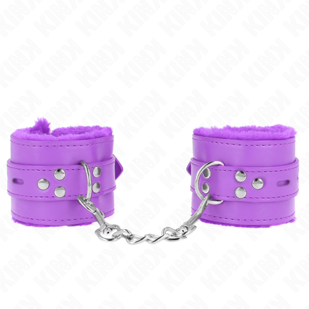 Muñequeras Forradas Kink - Violeta con Correa Violeta Ajustable