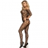 Subblime - Bodystocking De Rejilla Hombros Descubiertos Negro Talla