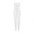 Subblime - Bodystocking Crotchless con Lazos Blanco 951740