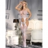 Subblime - Bodystocking Crotchless Con Tirantes Blanco 951894