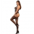 Subblime - Bodystocking Crotchless De Rejilla Con Detalles Florales