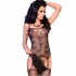 Chilirose - Cr 4105 Bodystocking Crotchless Negro S/M