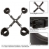 Nocturnal - Conector Hog Tie en Cuero Ajustable Negro