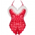 Body Crotchless Navideño - Livco Corsetti Fashion