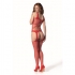 Bodystocking Rojo Talla Única de Passion - Modelo 106