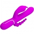 Vibrador Triple Multifunción Pretty Love Cammy - Rosa, 4 en 1