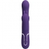 Vibrador Triple Multifunción Pretty Love Cammy - Morado, 4 en 1