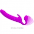 Dildo Strap-on Sin Arnés Zanini - 10 Vibraciones, Morado