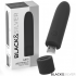 Black & Silver - Bala Vibradora Recargable Geri USB 8 Vibraciones Negro