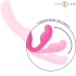 Vibrador Doble Amy - Intense con Control Remoto Rosa 20 cm