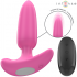 Plug Anal Ross con 10 Vibraciones Control Remoto Rosa