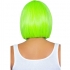 Peluca Bob Fluorescente Verde Neon