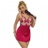 Babydoll con Diseño Floral Rojo - Sublime