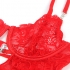 Subblime - Babydoll De Encaje Con Tirantes Ajustables Rojo S/M