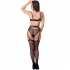 Livco Corsetti Fashion - Keila Lc 20245 Sujetador + Liguero + Panty Negro L