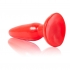 Baile - Plug Anal Pequeño Rojo 15 cm