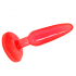 Baile - Plug Anal Tacto Suave Rojo 14.2 Cm