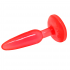 Baile - Plug Anal Tacto Suave Rojo 14.2 Cm