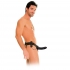 Arnés Hueco Vibrador Para Hombres y Mujeres - Negro 14cm