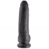 Dildo Realista Negro 22.9 Cm