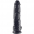 10 Pene Realistico Negro 26.5 Cm