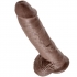 Dildo Realistico Marron 26.5 Cm con Testículos