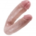 Dildo Doble Penetración 17.8 Cm Natural