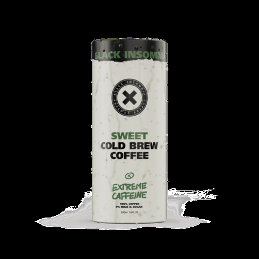 Black Insomnia Extreme Caffeine Cold Brew Coffee - Sweet