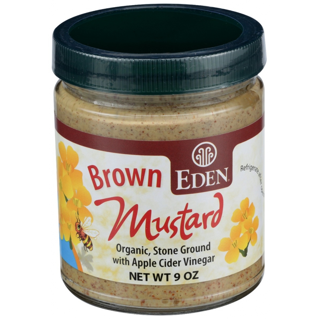 Organic Brown Mustard - 9 oz Glass Jar