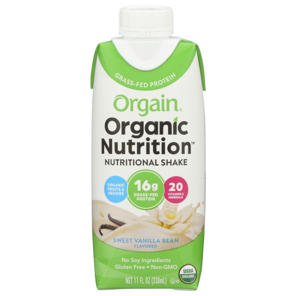 Organic Sweet Vanilla Bean Nutrition Shake - 11 fl oz