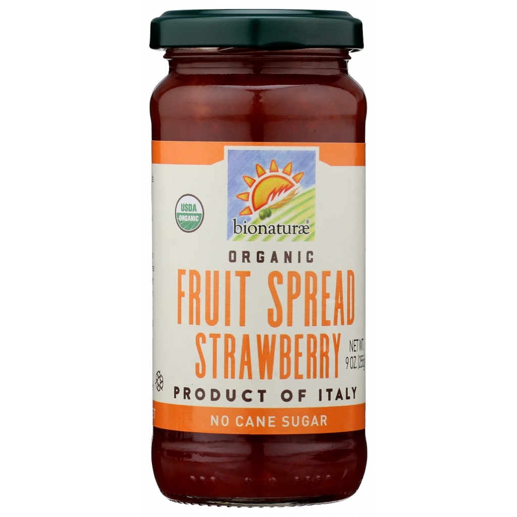 Organic Strawberry Fruit Spread, 9 oz