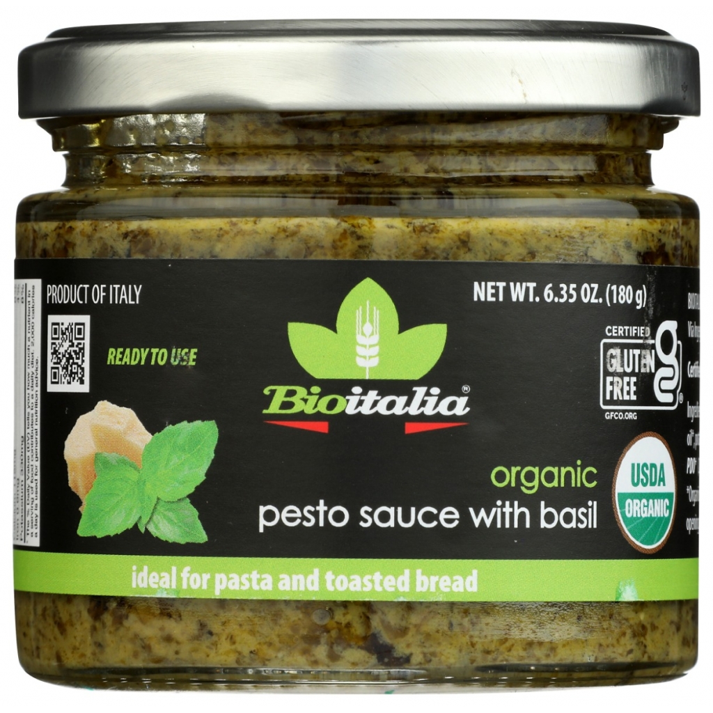 Organic Basil Pesto Sauce – 6.35 oz