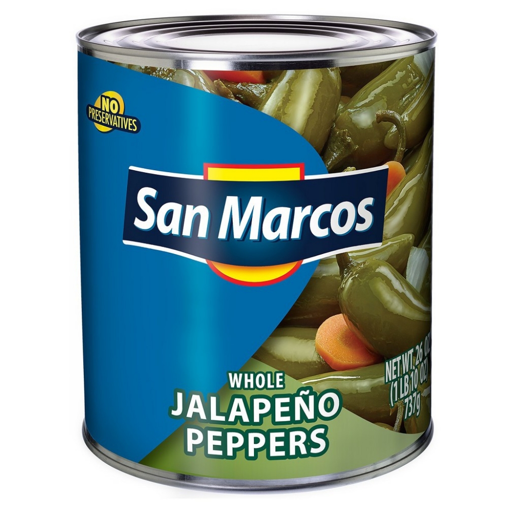 Whole Jalapeno Peppers - 26 oz