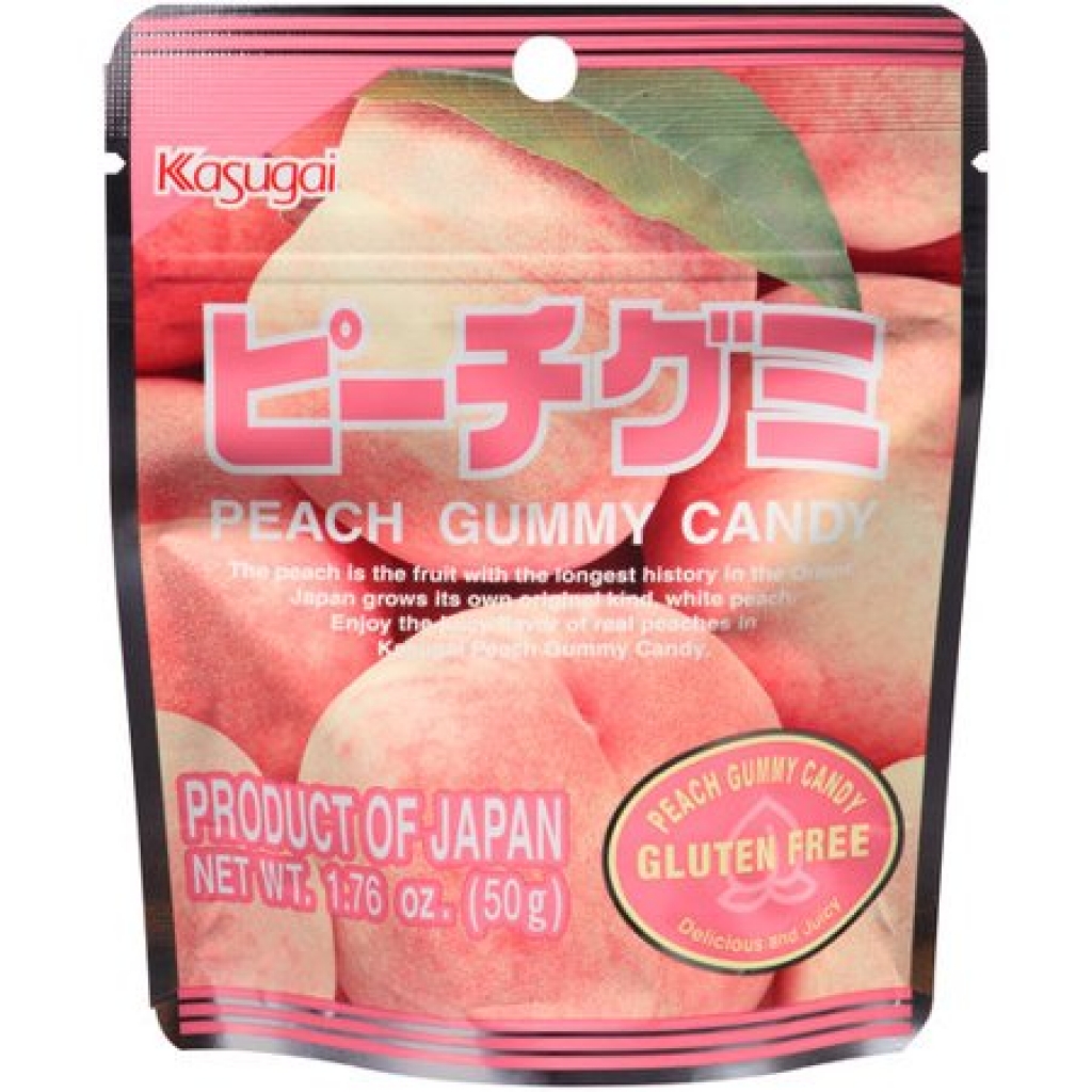 Gummy Peach Fruit Snacks, 1.76 oz