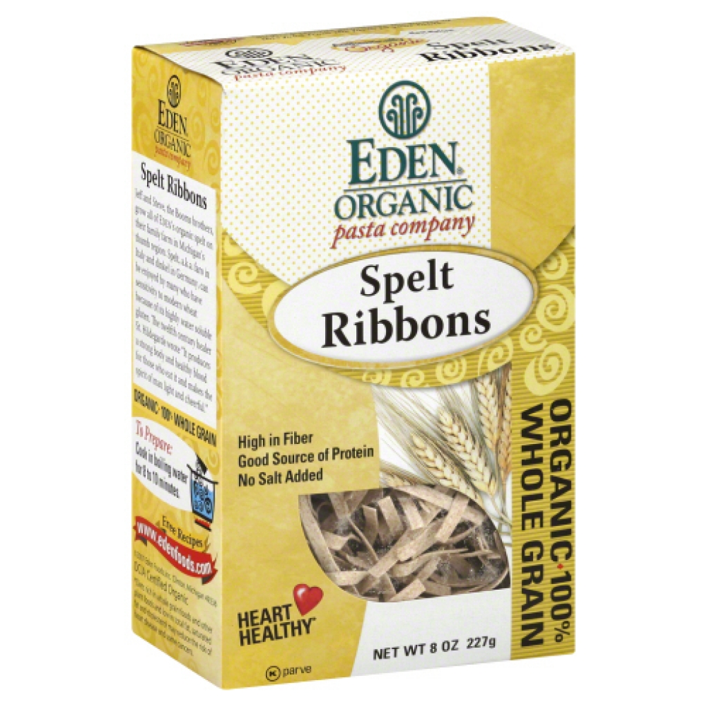 100% Whole Grain Spelt Ribbons Pasta - 8 oz