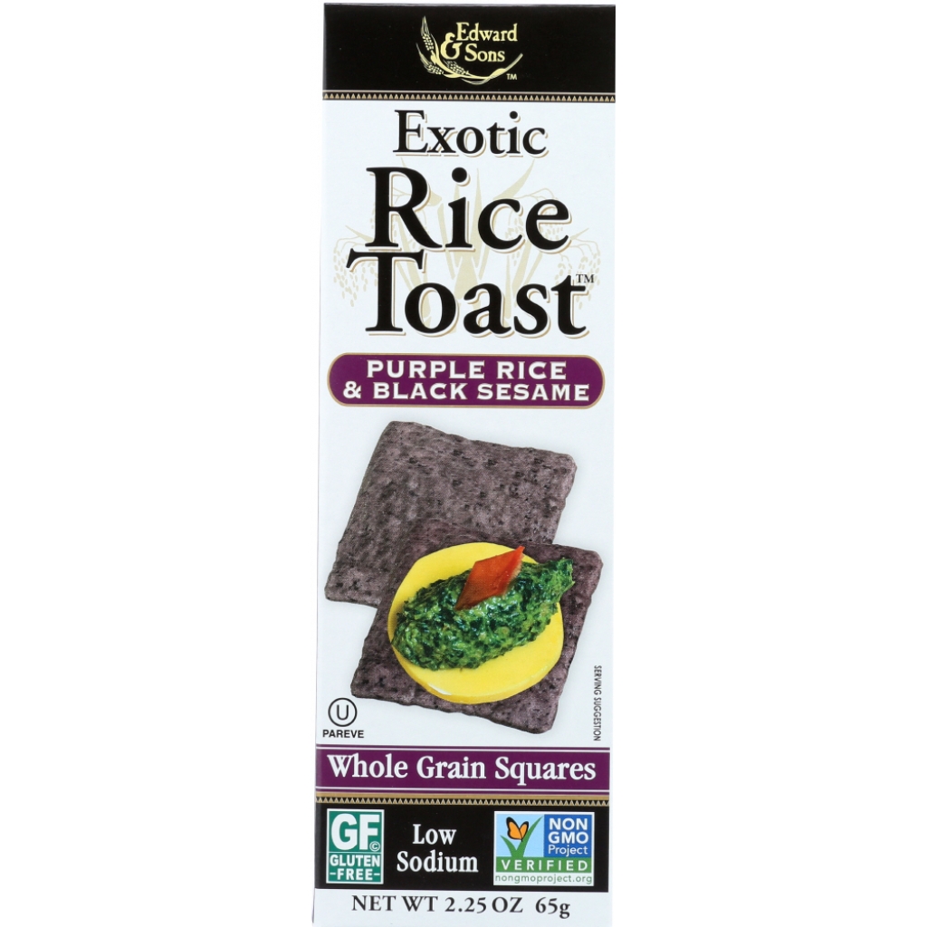 Exotic Purple Rice & Black Sesame Toast - 2.25 oz