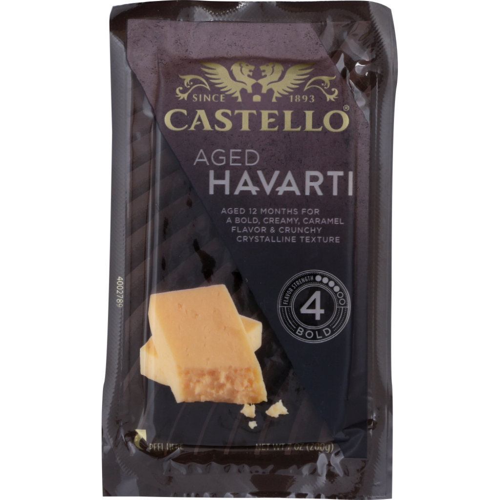 Curiously Crunchy Aged Havarti Cheese