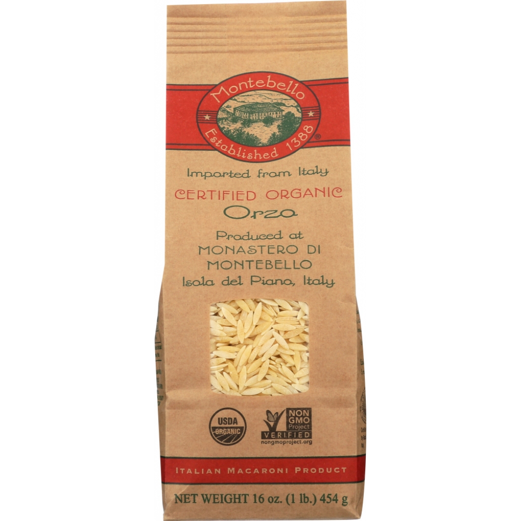 Organic Orzo Pasta from Adriatic Farms, 16 oz