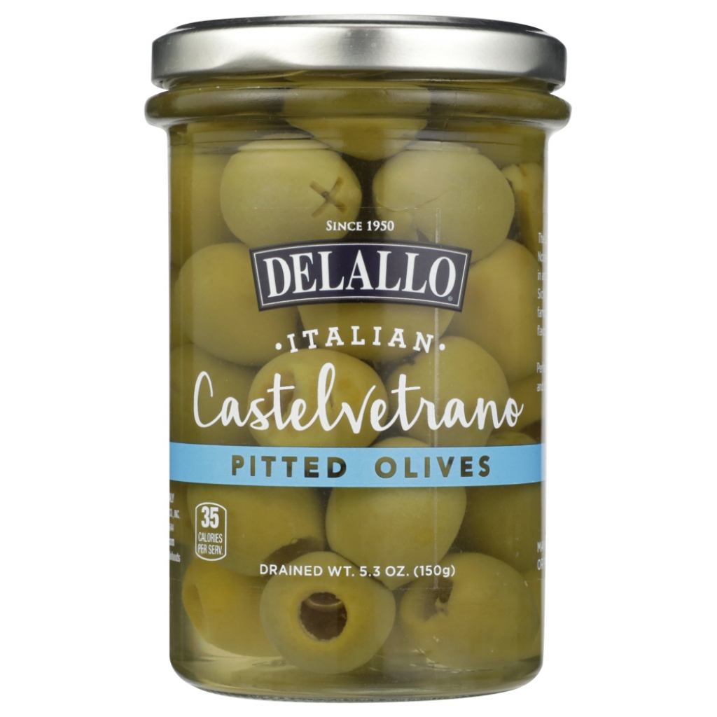 Sicilian Pitted Castelvetrano Olives - 5.3 oz