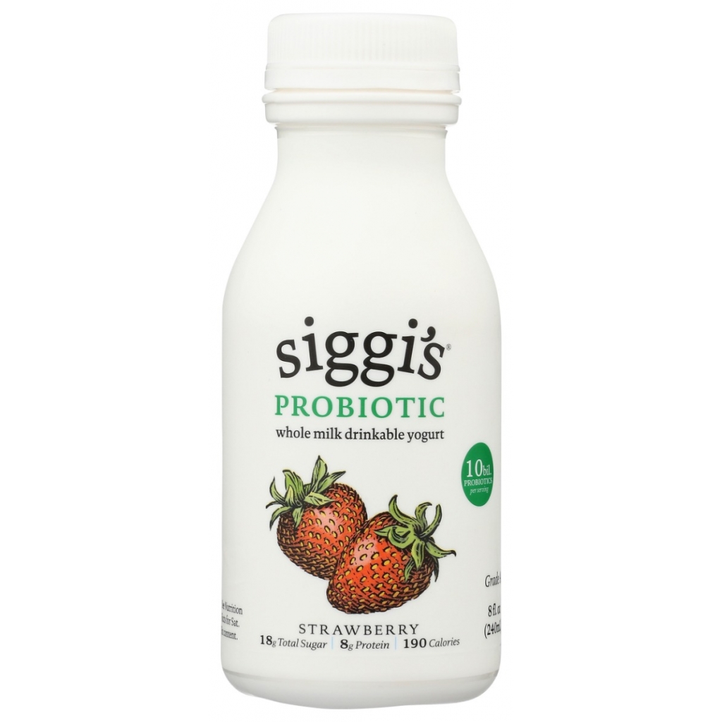 Strawberry Drinkable Yogurt with Active Cultures