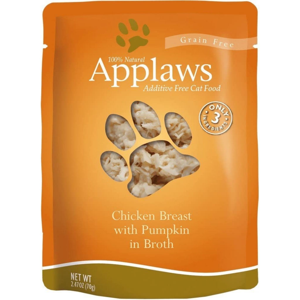 Chicken and Pumpkin Cat Food Pouch - 2.47 oz