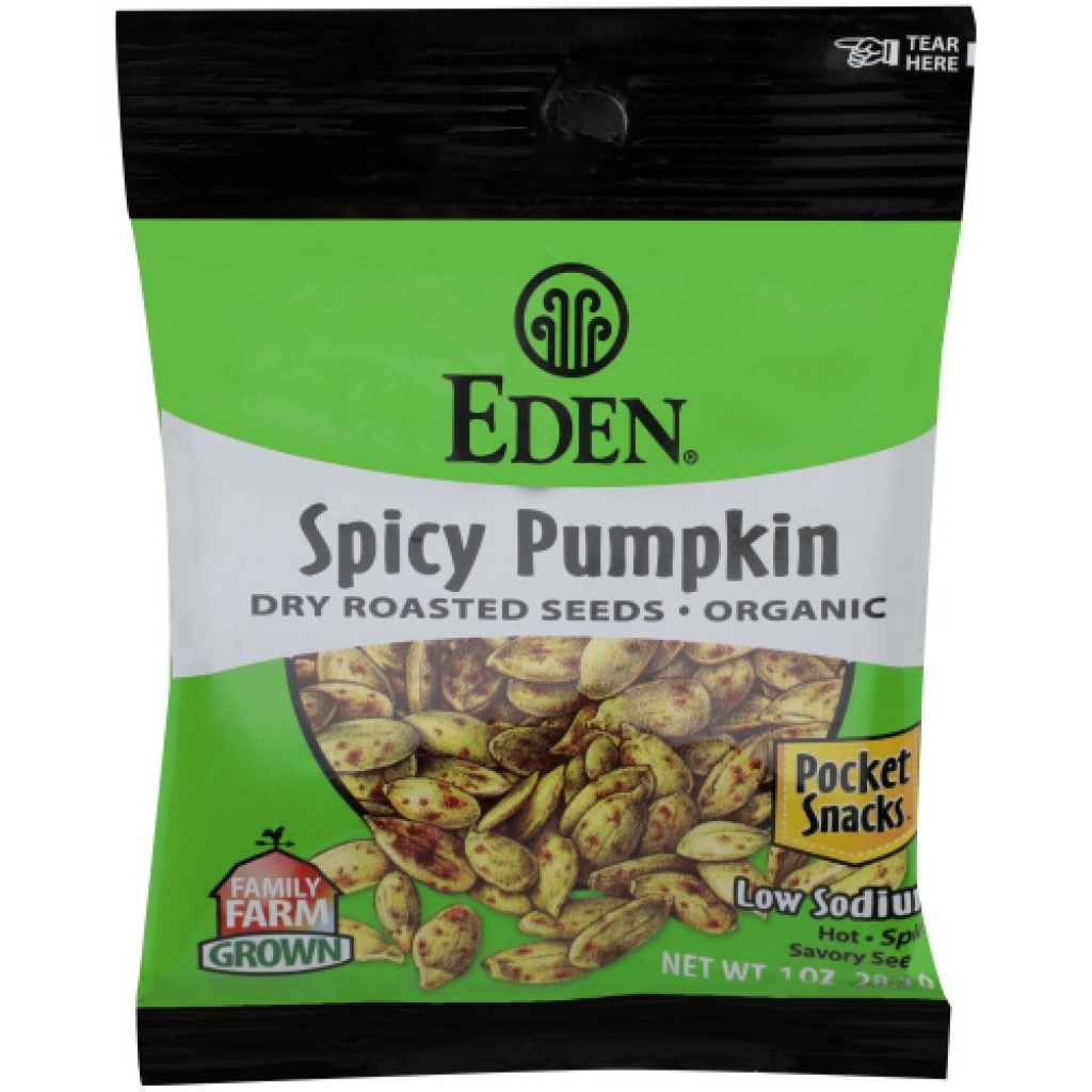 Organic Spicy Pumpkin Seeds Pocket Snacks - 1 oz