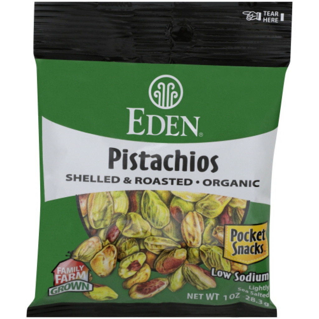 Organic Pistachio Pocket Snacks (1 oz)